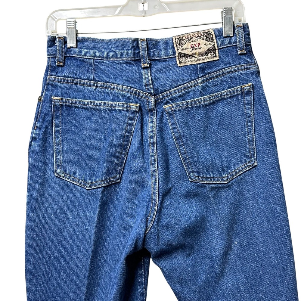 Vintage 80s 90s Express High Rise Mom Jean 29X31 Tapered Leg EXP Made USA Grunge